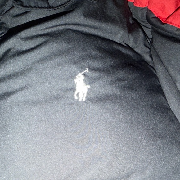 Boys Ralph Lauren Kids Black and Red Puffer Jacket brand new down jacket large - Picture 4 of 16